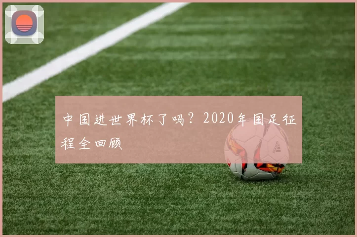 中国进世界杯了吗？2020年国足征程全回顾