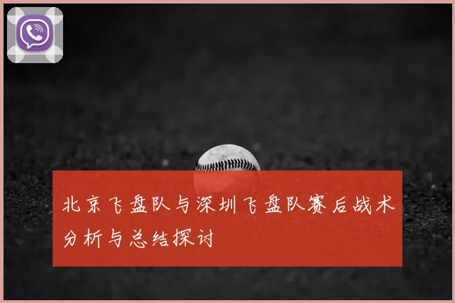 北京飞盘队与深圳飞盘队赛后战术分析与总结探讨