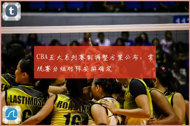 CBA五大系列赛制调整方案公布，常规赛分组对阵安排确定